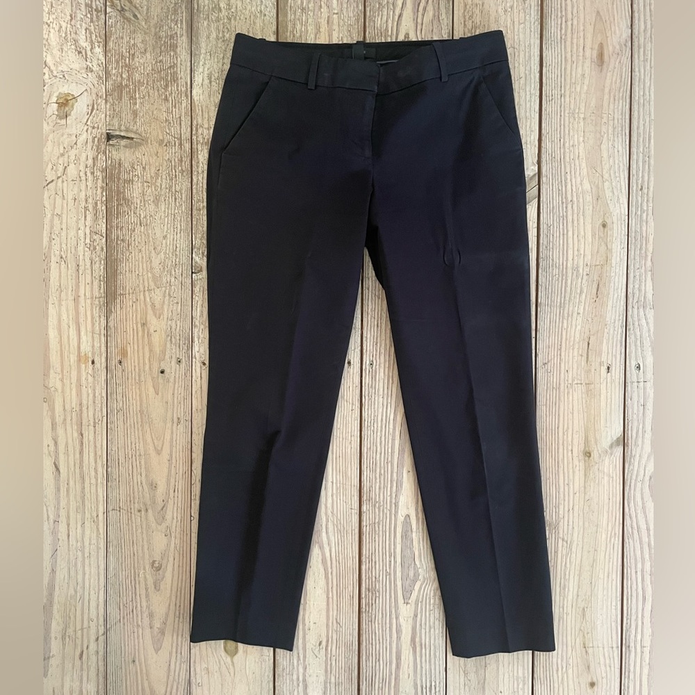 J Crew Cafe Capri Black Pant